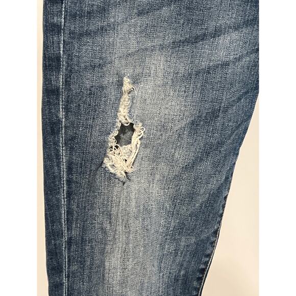 Kut from the Kloth Straight Leg Distressed Jeans, Size 6, #1137-L - Picture 2 of 7